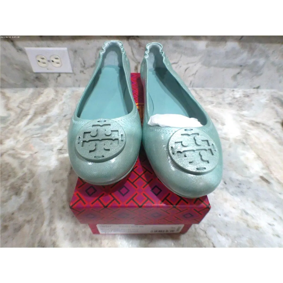 Tory Burch shoes - Tory Burch Minnie - Minnie - AUDREY BLUE (UPC: 196133959824) 5