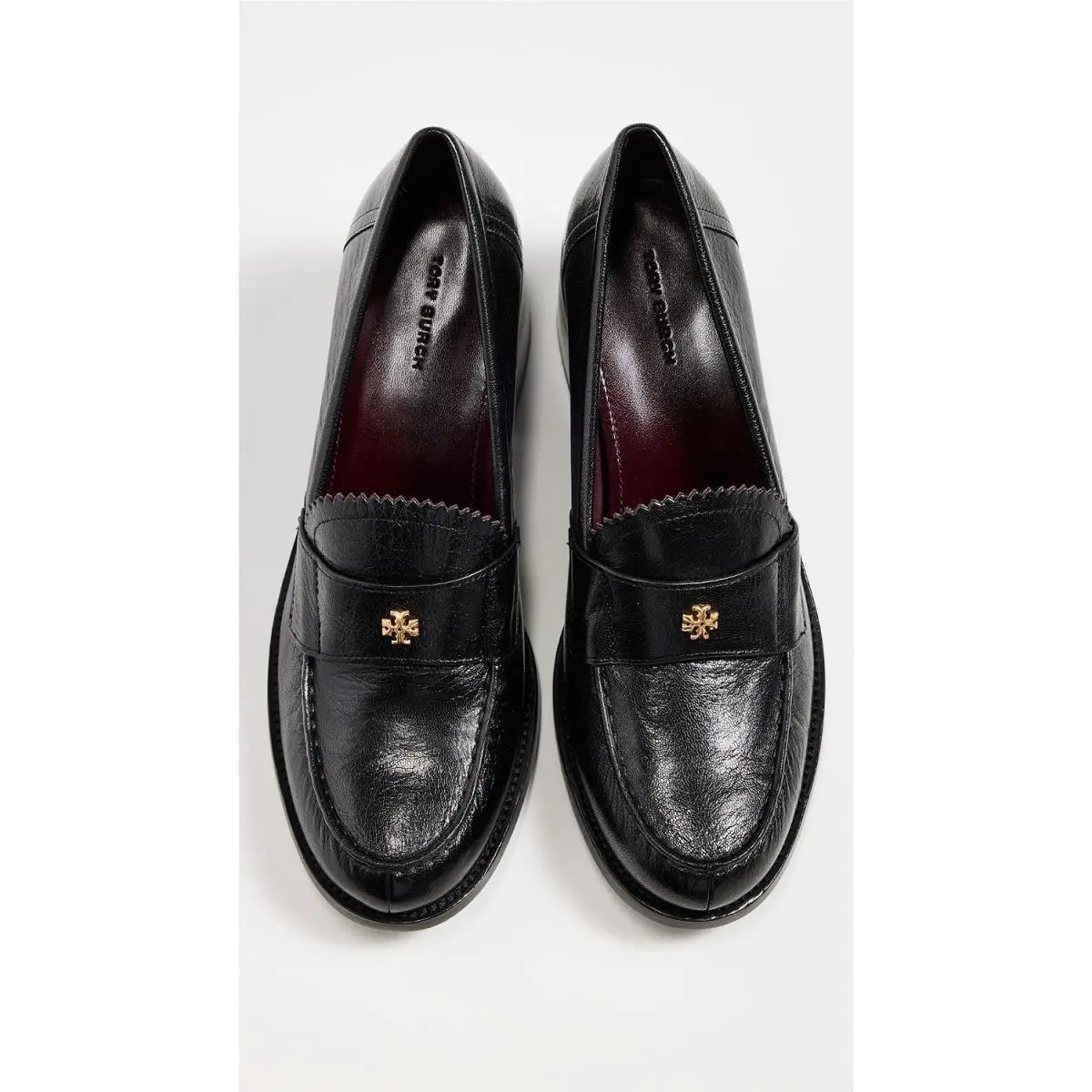 Tory Burch shoes - Double T Logo Loafer Pump - Black 1