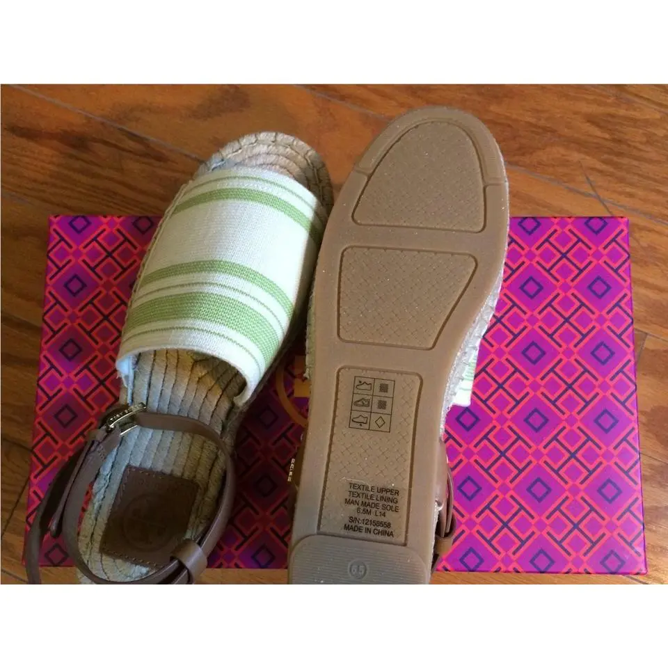 Tory Burch shoes - IVORY SUMMER OLIVE/ROYAL TAN (UPC: 888736357502) 5