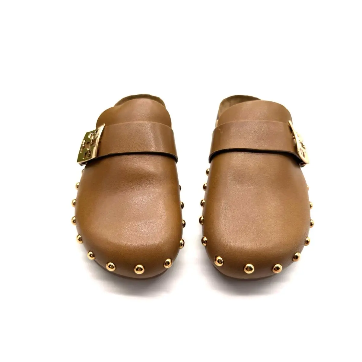 Tory Burch shoes - Tory Burch Mellow Stud Mule - Carmamel corn/ gold 0