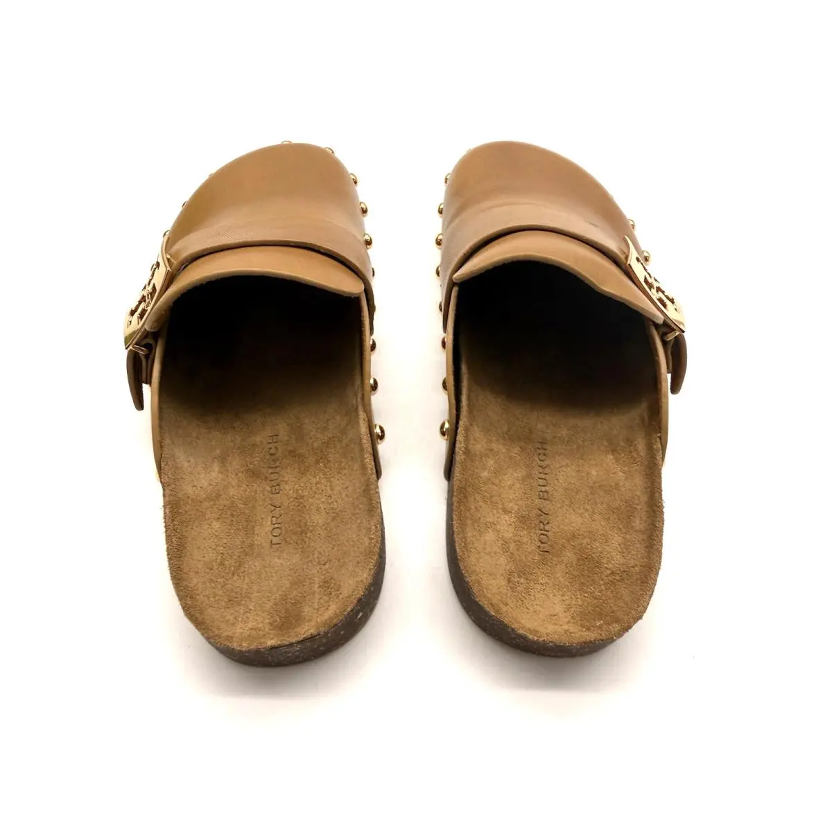 Tory Burch shoes - Tory Burch Mellow Stud Mule - Carmamel corn/ gold 1