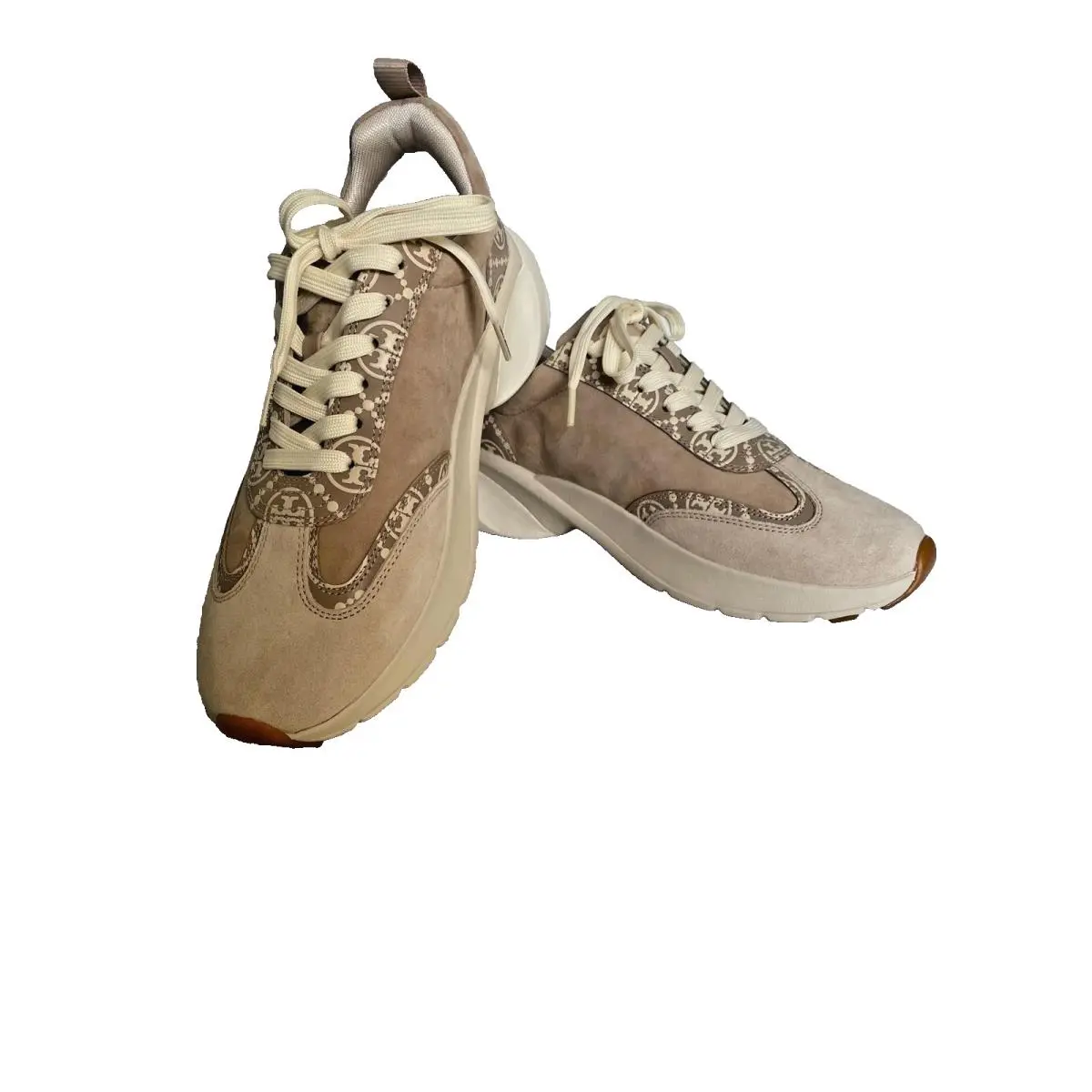 Tory Burch shoes - Tory Burch T Monogram Good Luck Trainer Sneaker - Beige (UPC: 0196133138816) 2