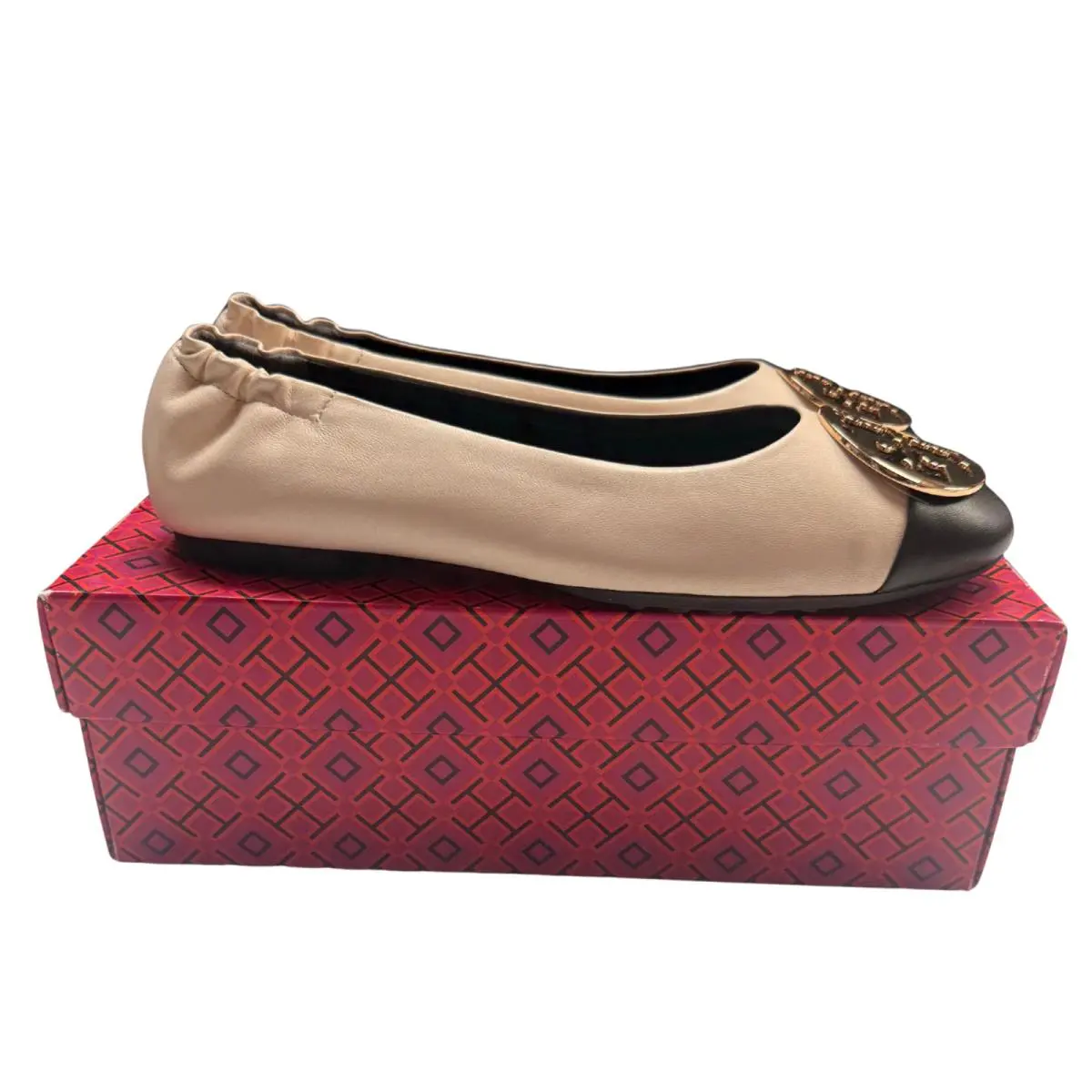 Tory Burch shoes - Tory Burch Claire - Claire - 148336-001 - New Cream/Black/Gold (UPC: 196133673119) 0