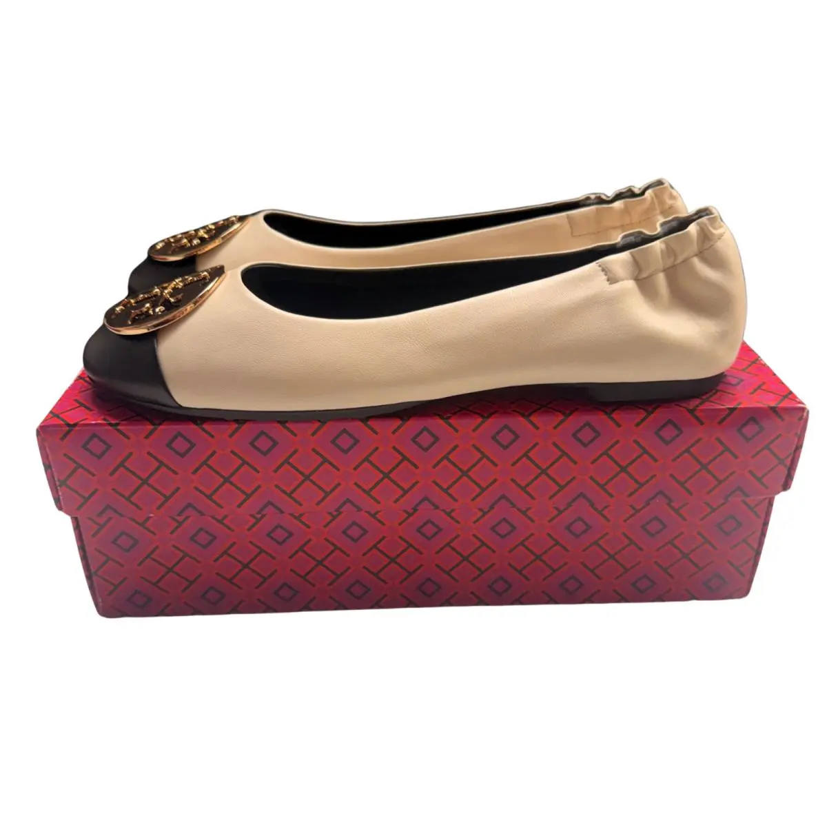 Tory Burch shoes - Tory Burch Claire - Claire - 148336-001 - New Cream/Black/Gold (UPC: 196133673119) 2