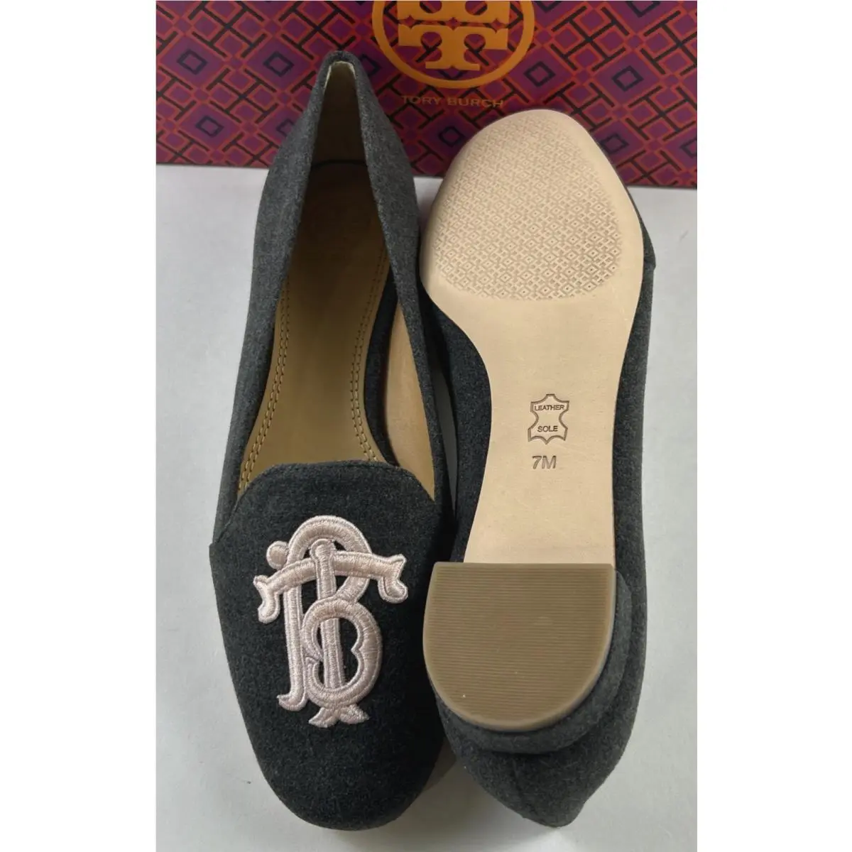 Tory Burch shoes - Tory Burch Antonia Loafer - Antonia Loafer - Gray (UPC: 190041980147) 2