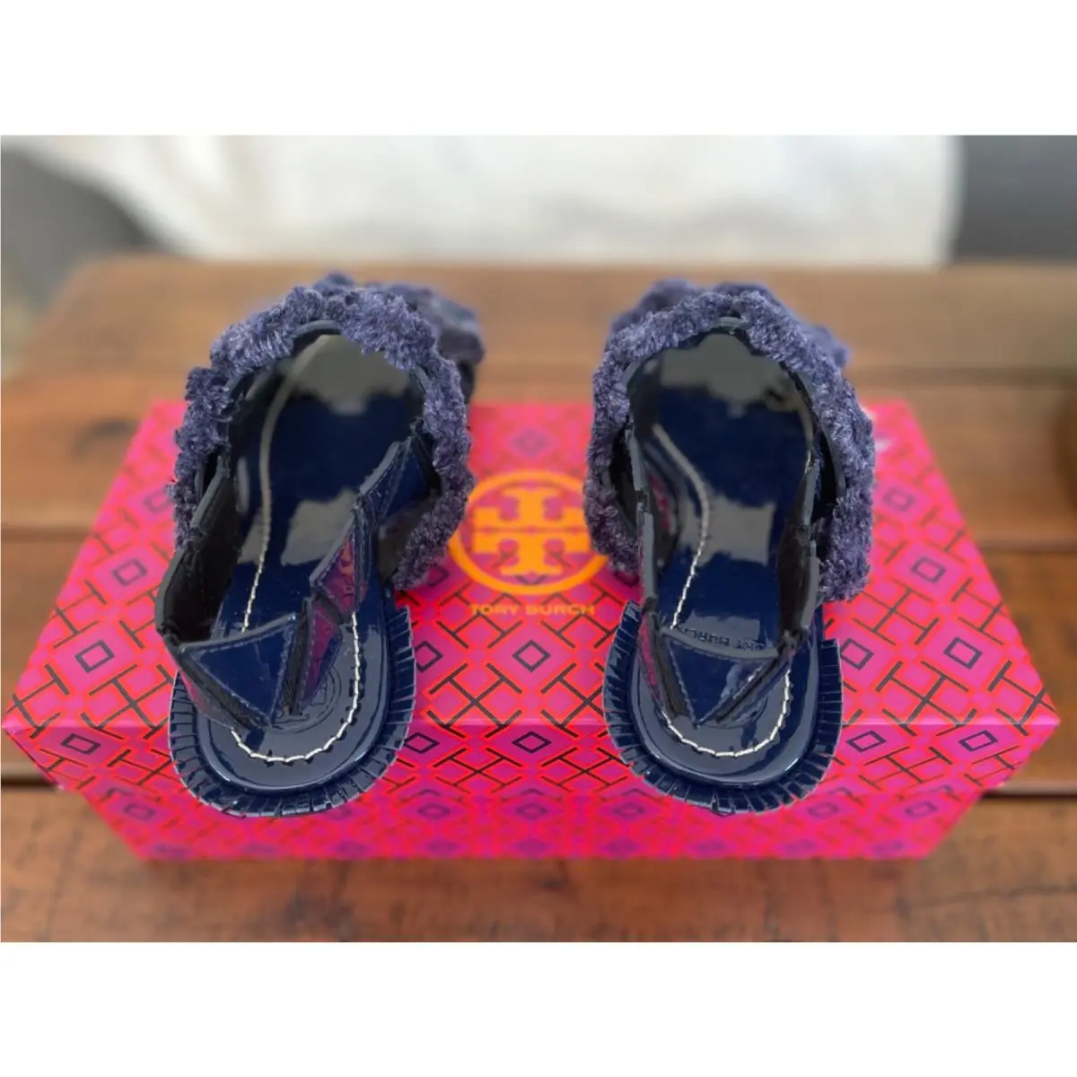 Tory Burch shoes - Tory Burch Freya - Freya - Blue (UPC: 190041372317) 8
