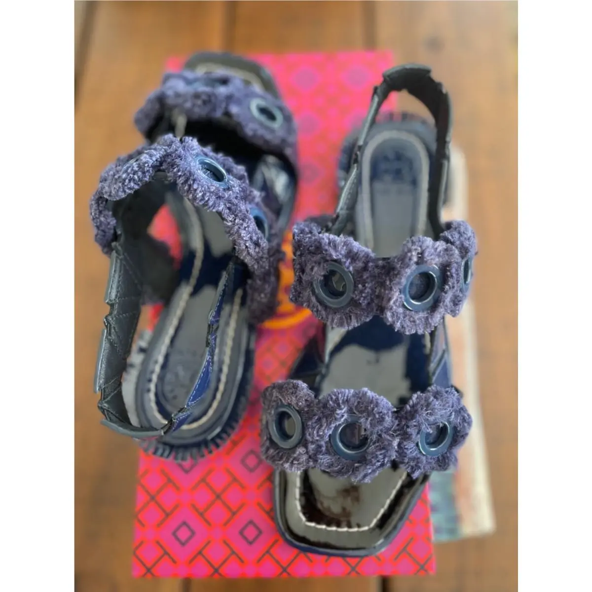 Tory Burch shoes - Tory Burch Freya - Freya - Blue (UPC: 190041372317) 2