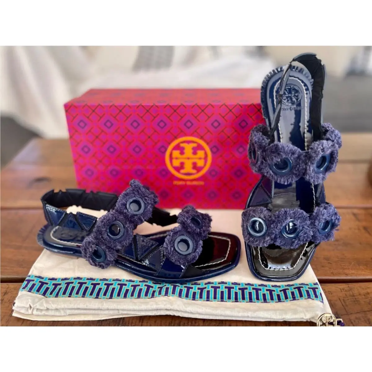 Tory Burch shoes - Tory Burch Freya - Freya - Blue (UPC: 190041372317) 3
