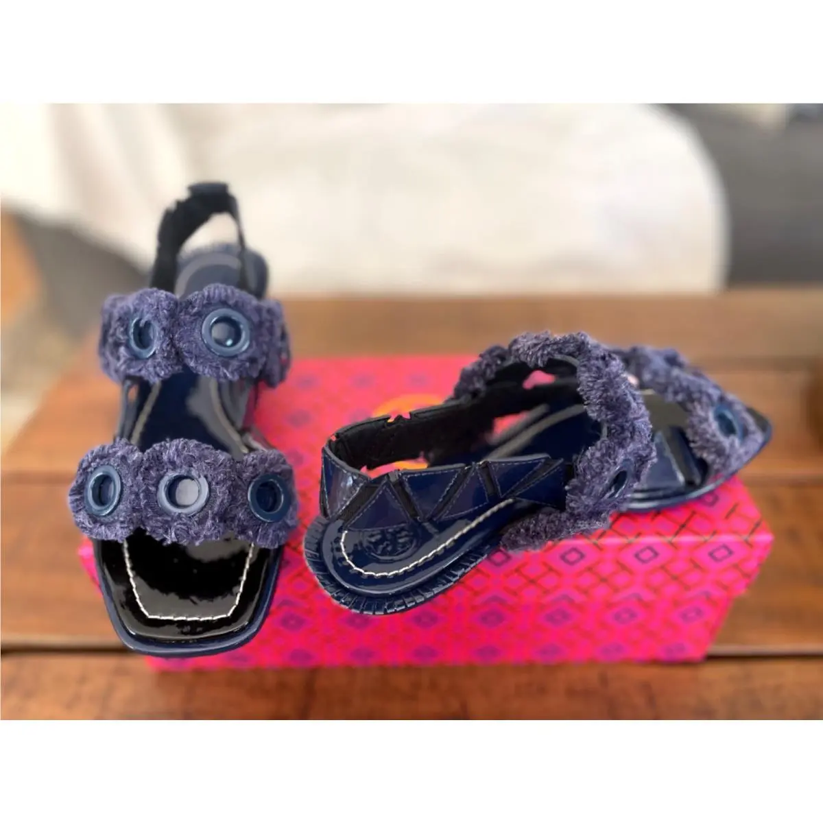 Tory Burch shoes - Tory Burch Freya - Freya - Blue (UPC: 190041372317) 4
