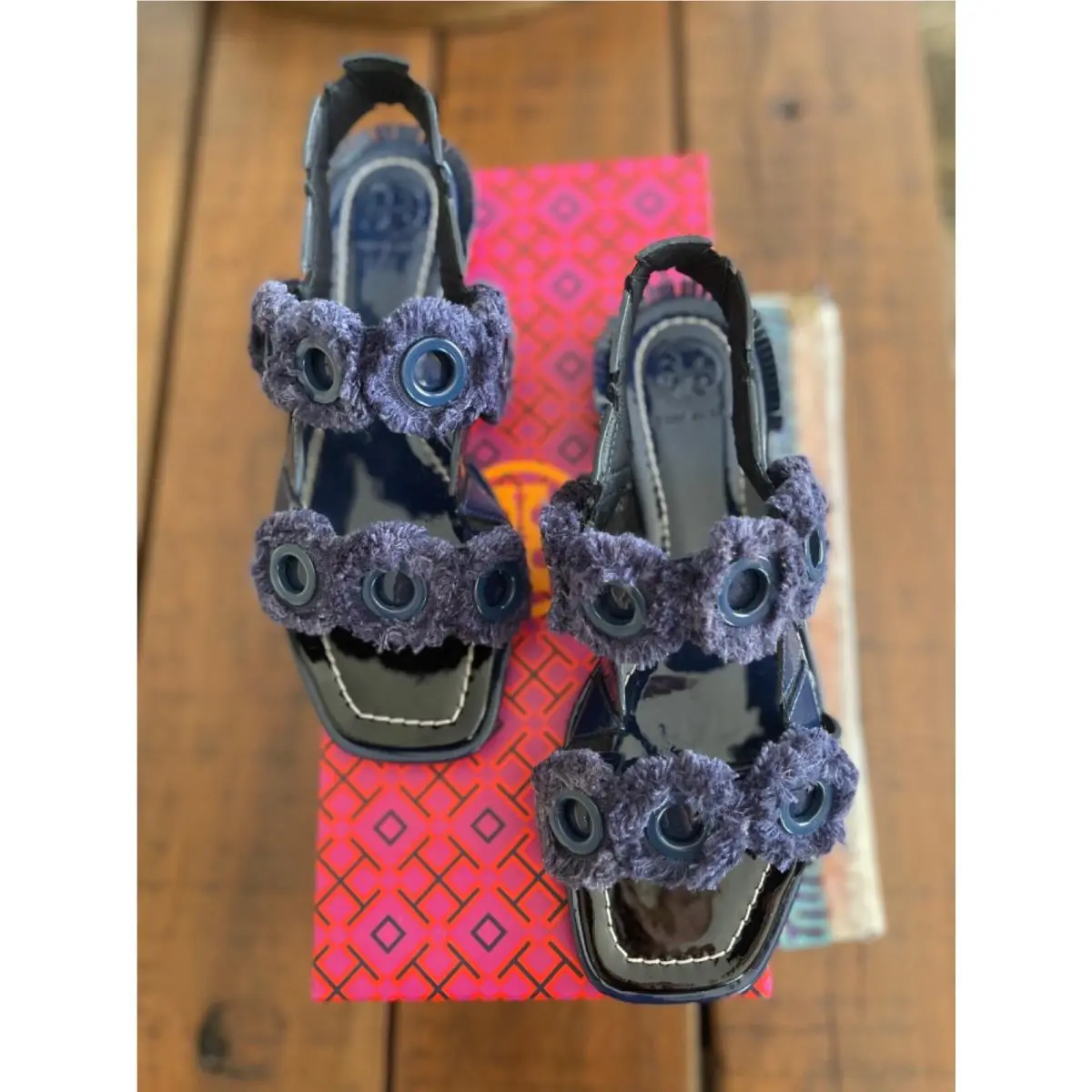 Tory Burch shoes - Tory Burch Freya - Freya - Blue (UPC: 190041372317) 5