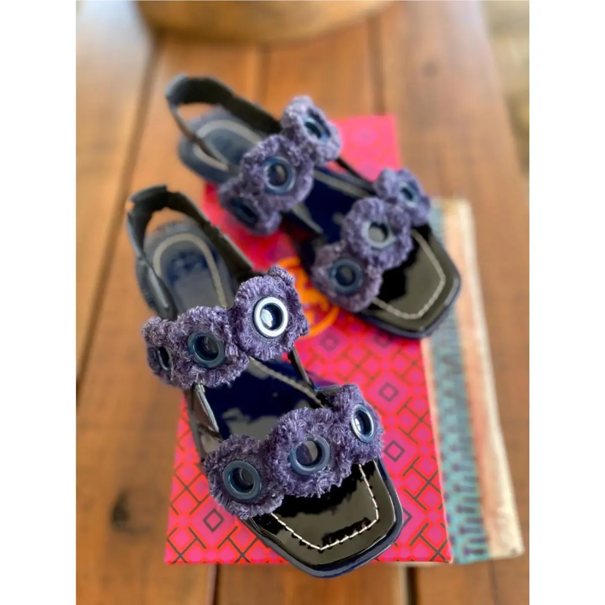 Tory Burch shoes - Tory Burch Freya - Freya - Blue (UPC: 190041372317) 6