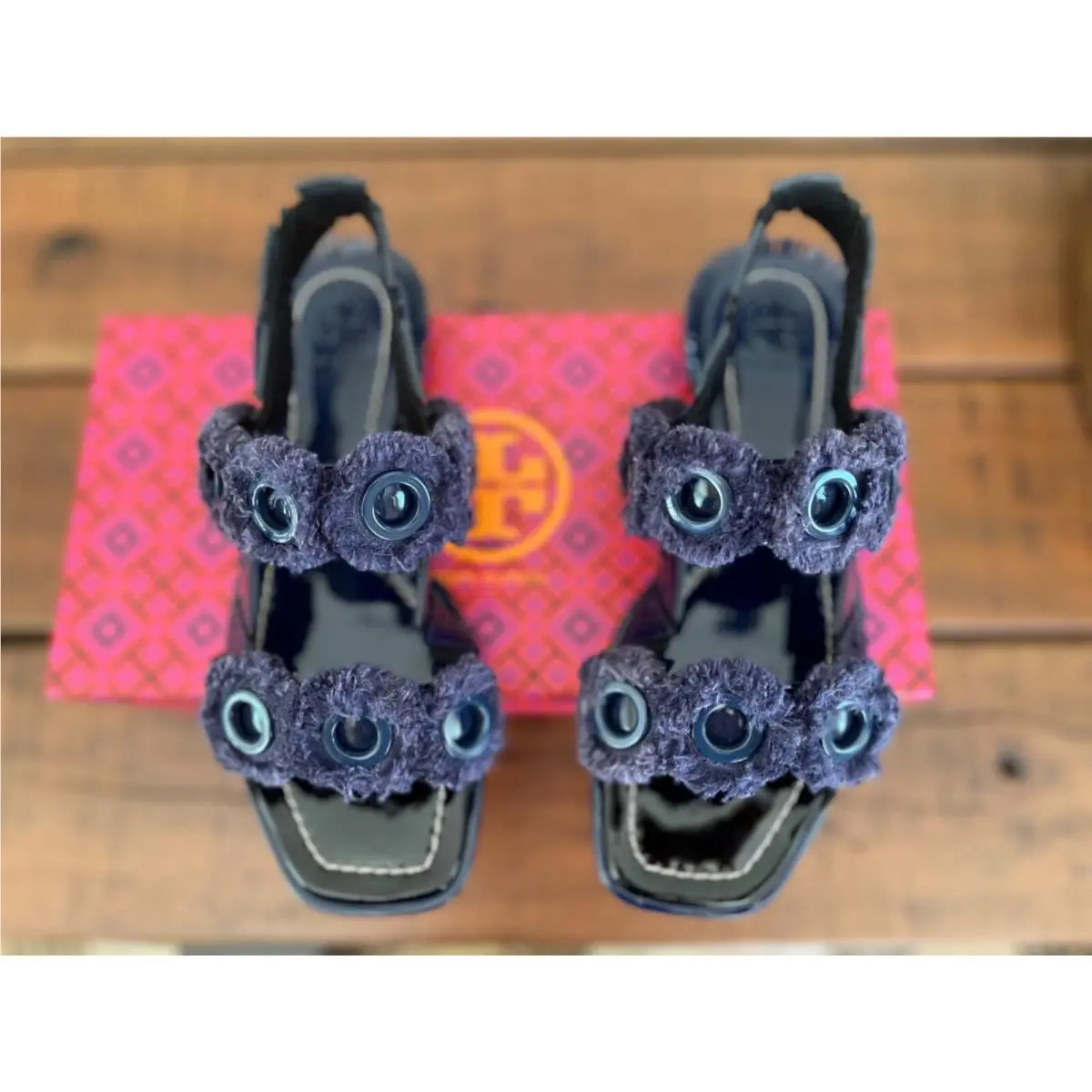 Tory Burch shoes - Tory Burch Freya - Freya - Blue (UPC: 190041372317) 7