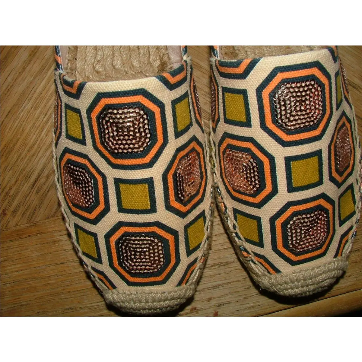 Tory Burch shoes - Ivory ORANGE BLUE 0