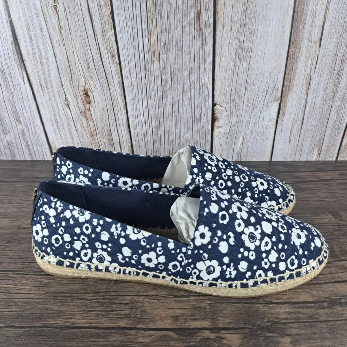 Tory Burch shoes - Tory Burch Risa Espadrille - Risa Espadrille - 41324 - Navy New Ivory Lovers Floral 1