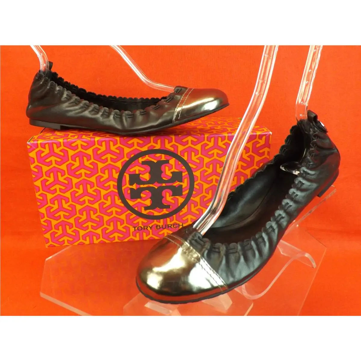 Tory Burch shoes - ABBEY - ABBEY - Black, Manufacturer: BLACK/SILVER (UPC: 886762129506) 2