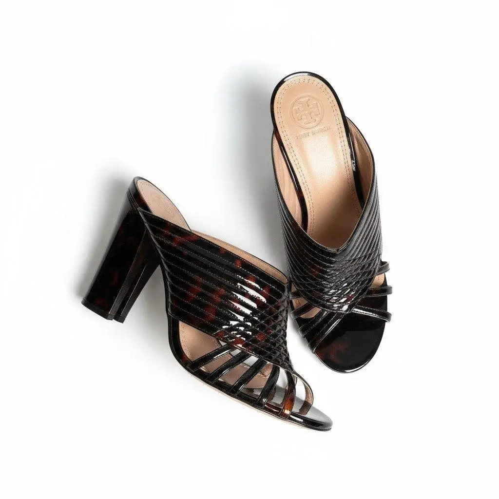 Tory Burch shoes - Tory Burch Heeled Mules - Heeled Mules - Brown 1