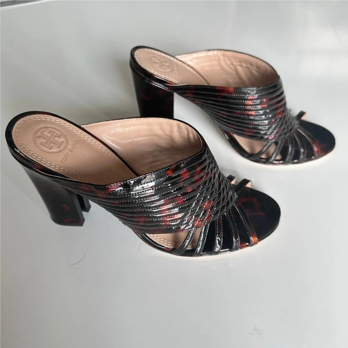 Tory Burch shoes - Tory Burch Heeled Mules - Heeled Mules - Brown 3