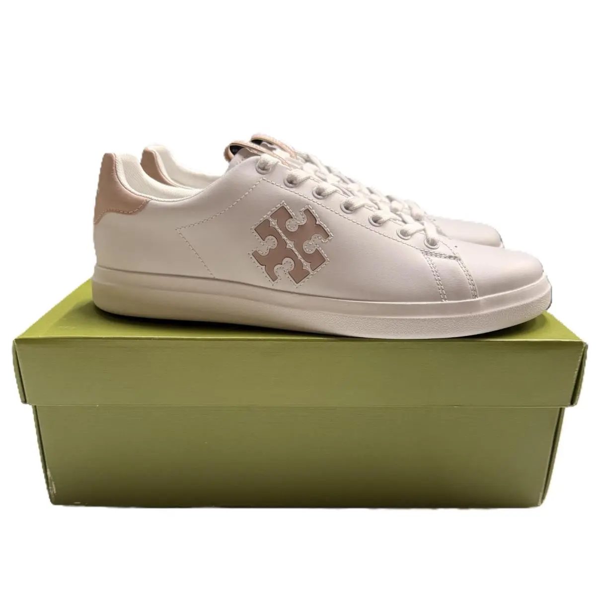 Tory Burch shoes - Tory Burch Double T Howell Court - White (UPC: 196133957394) 0