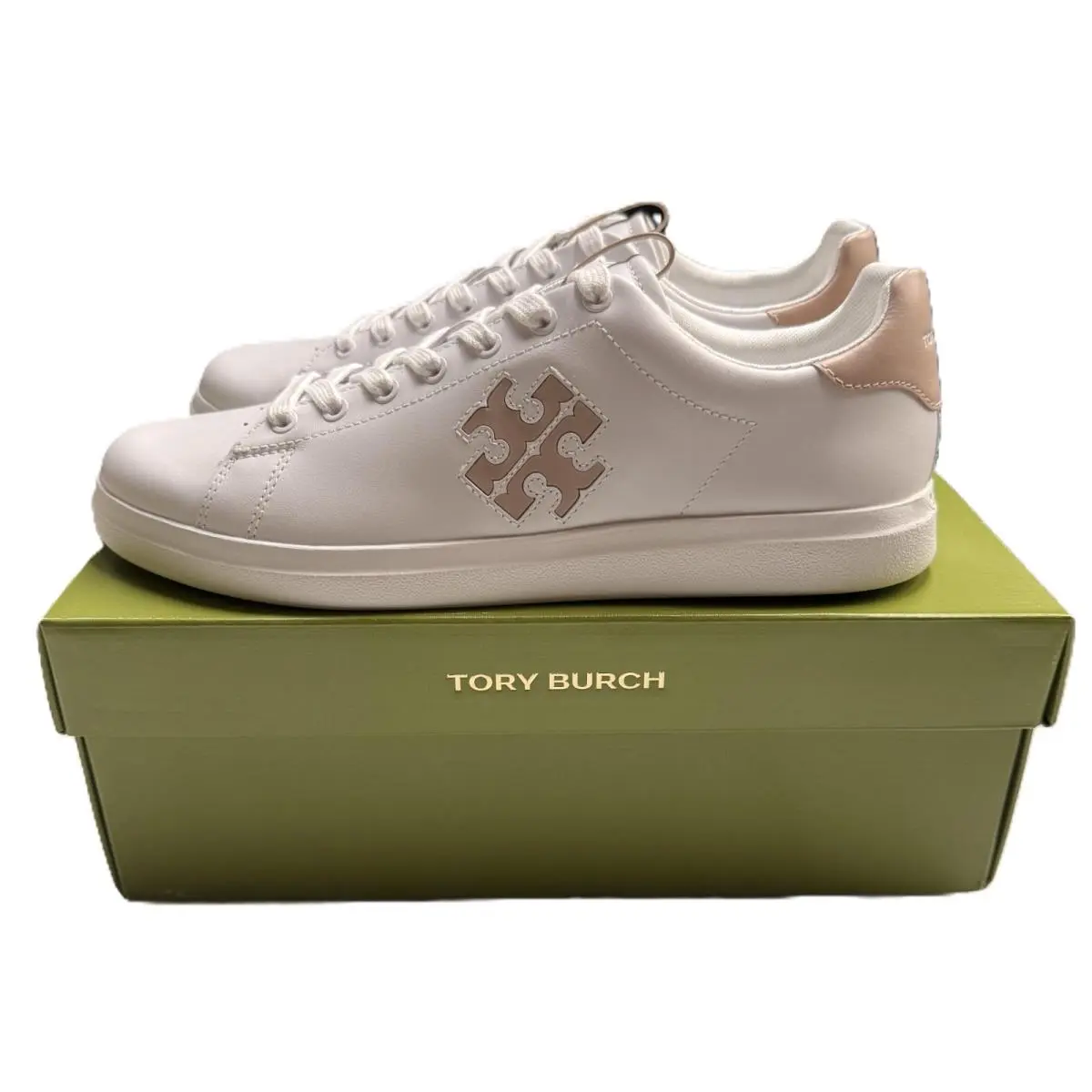 Tory Burch shoes - Tory Burch Double T Howell Court - White (UPC: 196133957394) 2