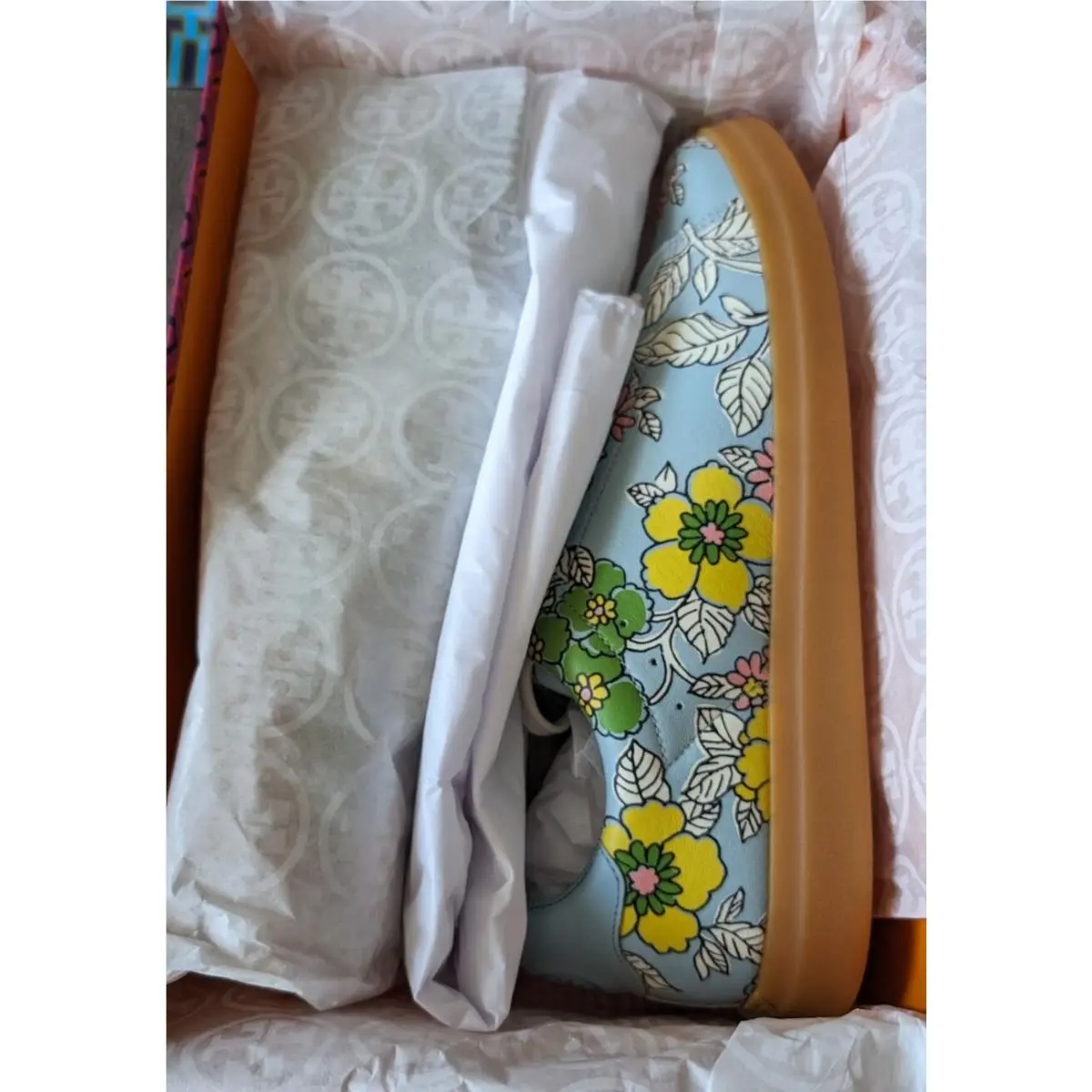 Tory Burch shoes - Tory Burch Howell Sneaker - Howell Sneaker - Style No 76677 - Blue Multi (UPC: 192485695793) 4