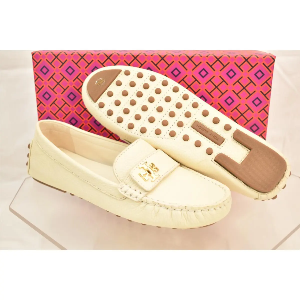 Tory Burch shoes - KIRA DRIVER - KIRA DRIVER - Ivory (UPC: 192485130478) 7
