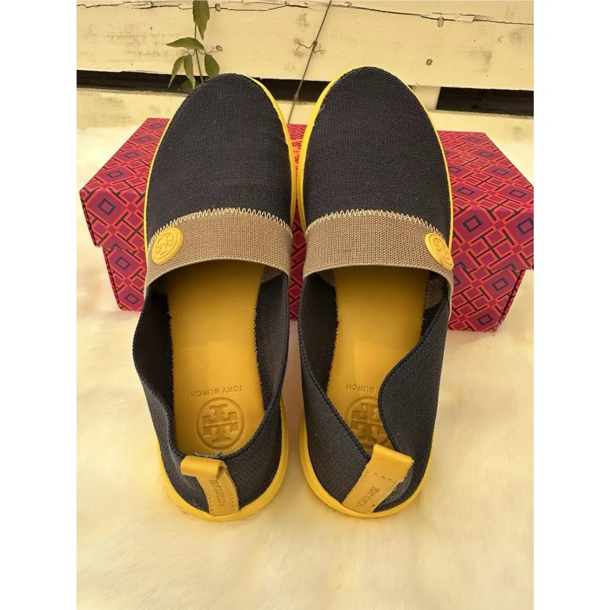 Tory Burch shoes - 11148565 - 11148565 - Bright Navy/Khaki/Tory Yellow (UPC: 0887712630127) 0