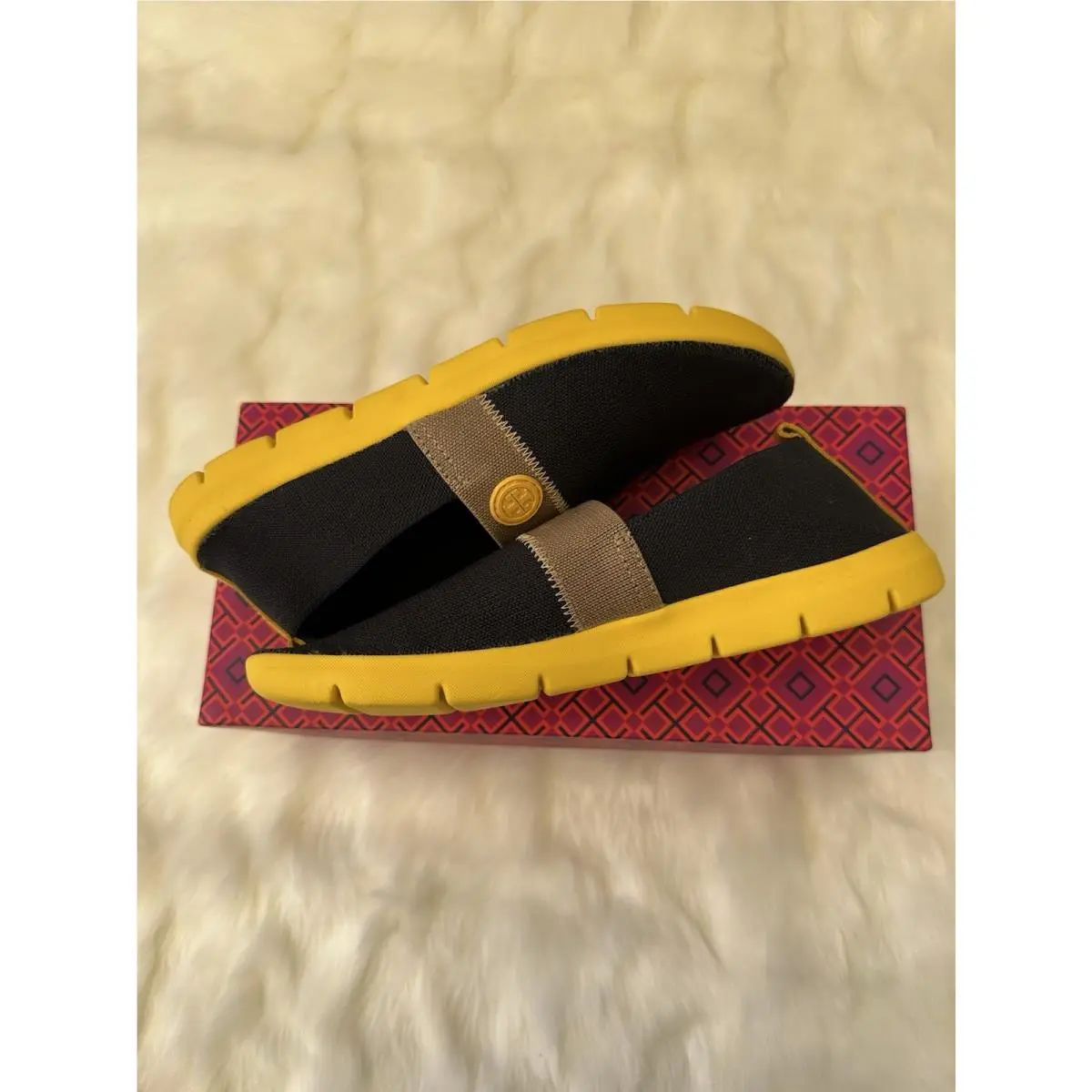 Tory Burch shoes - 11148565 - 11148565 - Bright Navy/Khaki/Tory Yellow (UPC: 0887712630127) 1