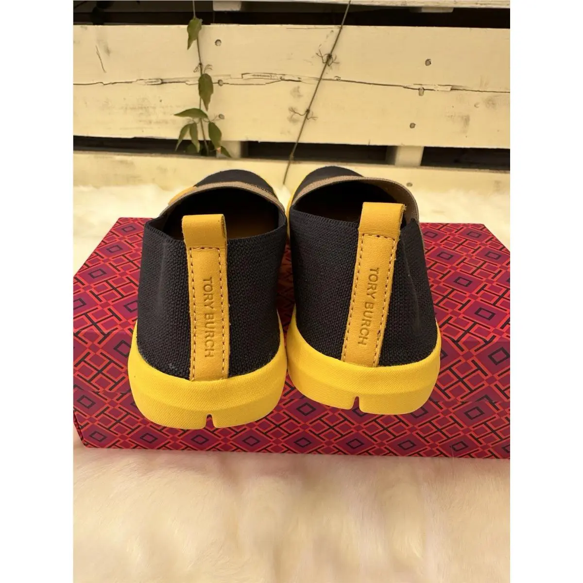 Tory Burch shoes - 11148565 - 11148565 - Bright Navy/Khaki/Tory Yellow (UPC: 0887712630127) 3
