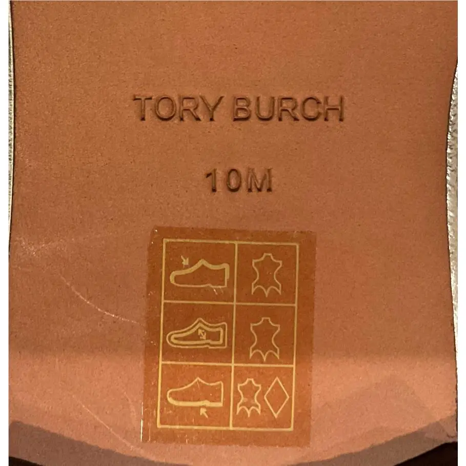Tory Burch shoes - Tory Burch Georgia Backless Loafers - Gold (UPC: 0196133390979) 9
