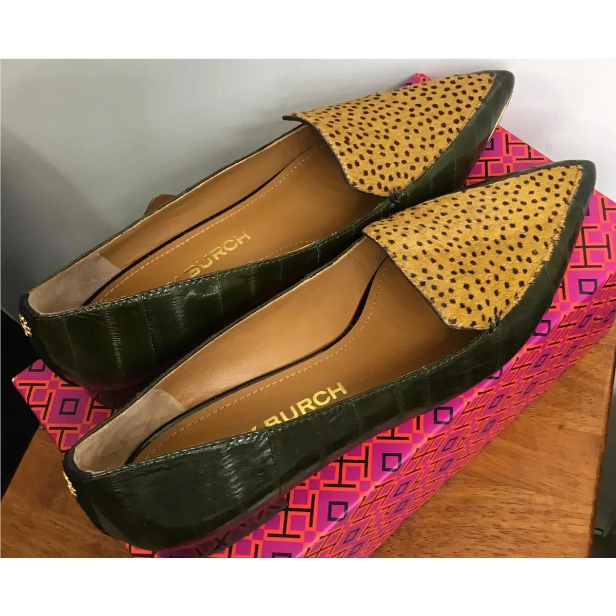 Tory Burch shoes - Tory Burch Lila 20mm Loafer - Equestrian Brown / Olive / Perfect Black (UPC: 0192485611205) 9