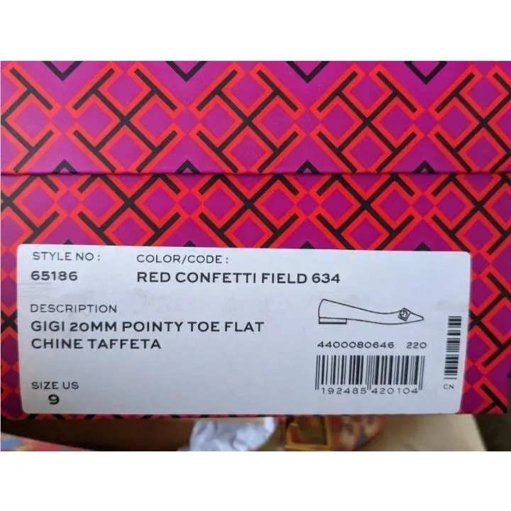 Tory Burch shoes - Gigi - Gigi - red confetti field 5