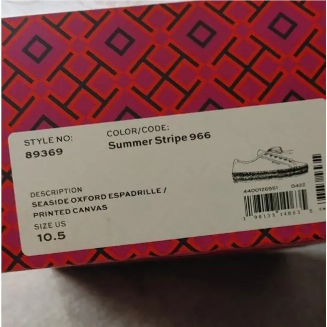 Tory Burch shoes - simmer stripe (UPC: 196133140635) 3