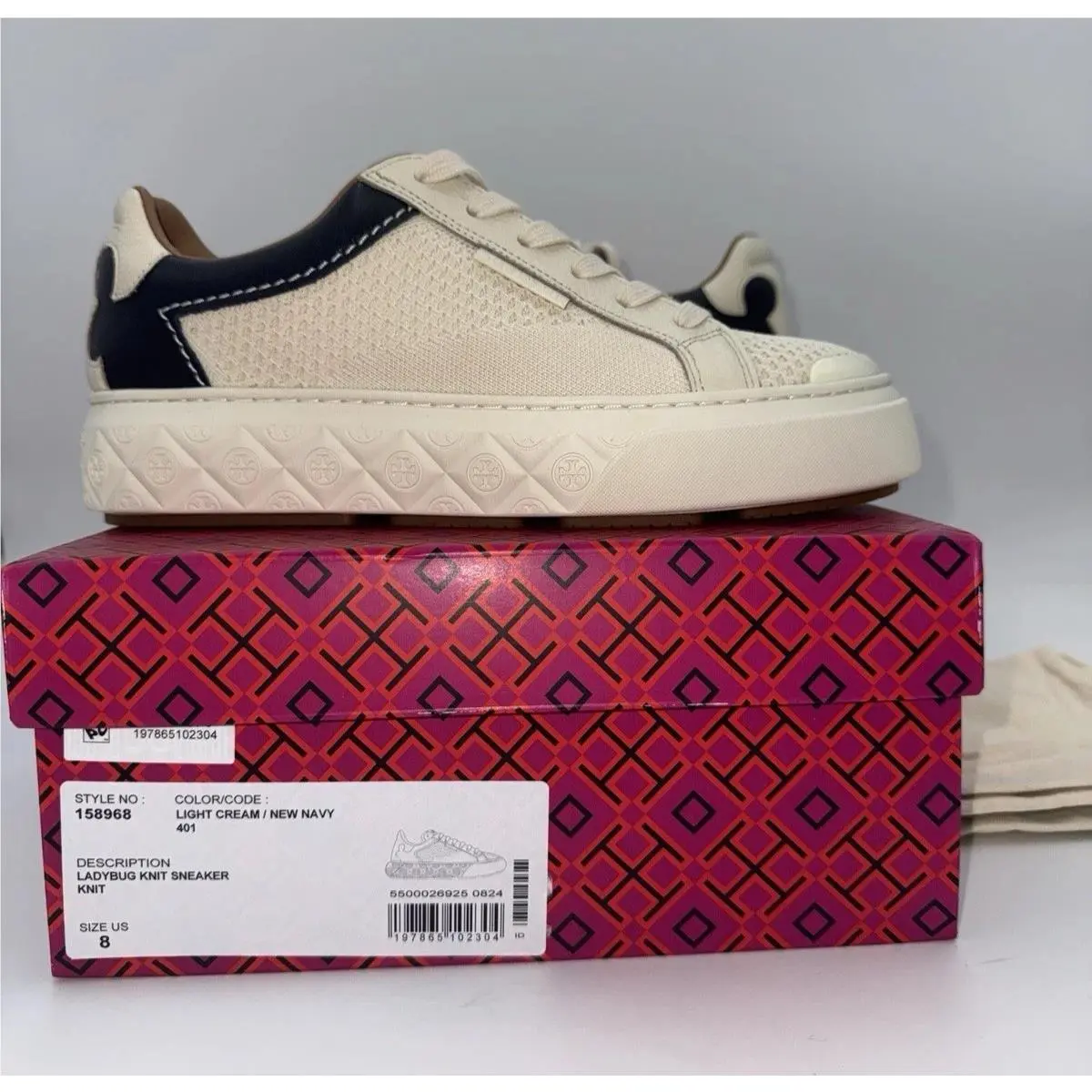 Tory Burch shoes - Ladybug Knit Sneakers - Ladybug Knit Sneakers - White (UPC: 197865102304) 1