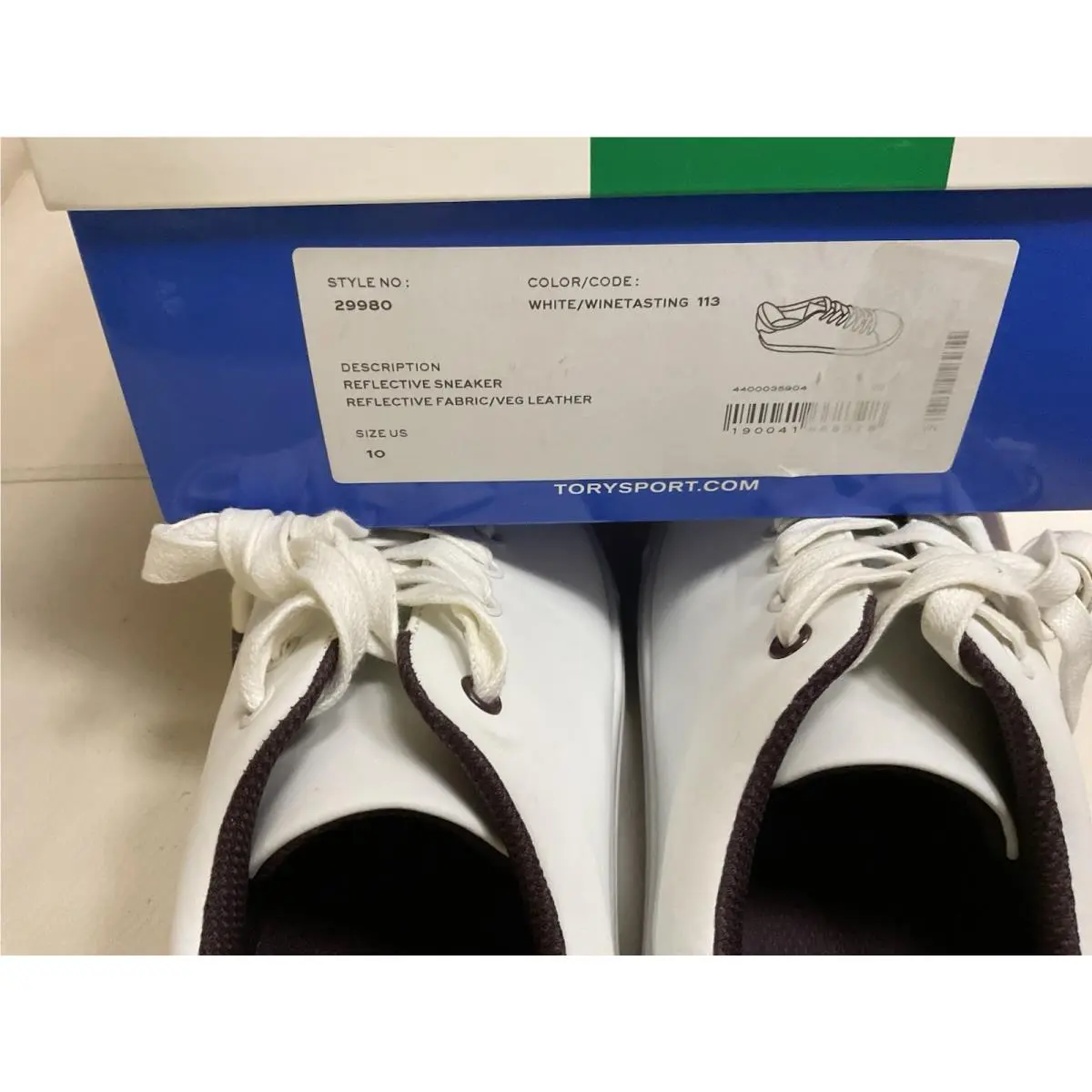 Tory Burch shoes - White/Winetasting 8