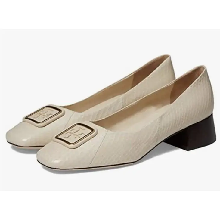 Tory Burch shoes - Tory Burch Georgia Pump - Georgia Pump - Cream (UPC: 0196133506783) 0