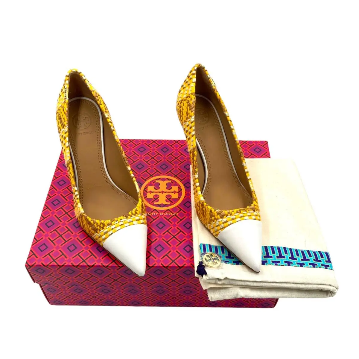 Tory Burch shoes - Penelope - Penelope - Yellow, White, Natural 0