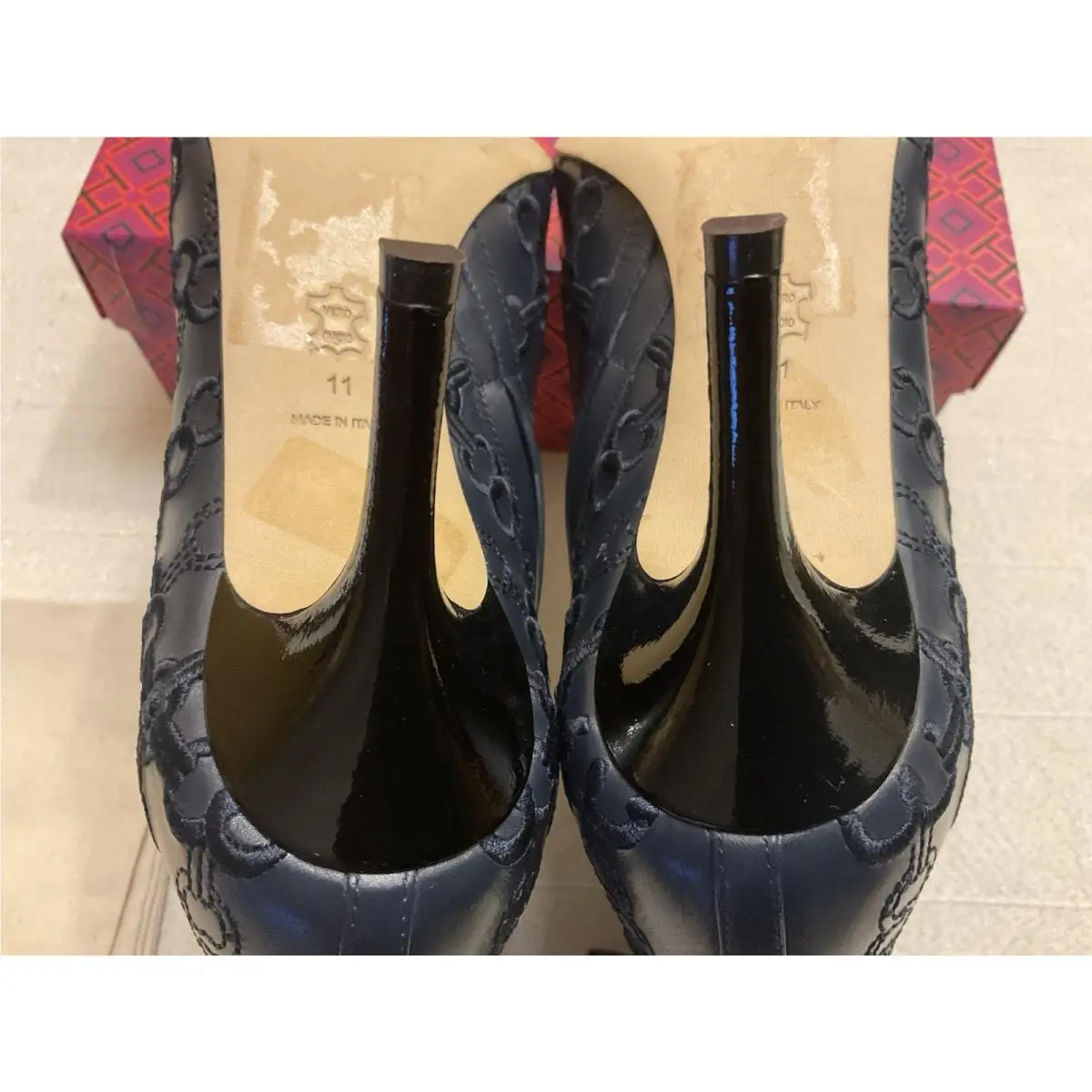 Tory Burch shoes - Tory Burch Penelope - Penelope - Navy Blue/Black 10