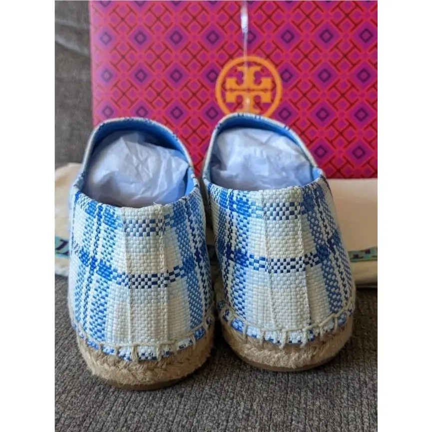 Tory Burch shoes - Tory Burch Color-Block - blue check in plaid 4