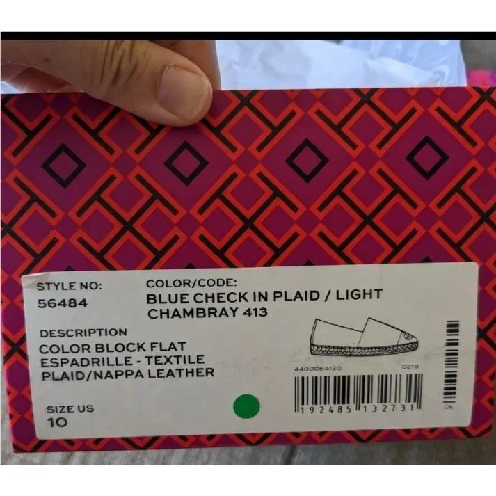 Tory Burch shoes - Tory Burch Color-Block - blue check in plaid 6