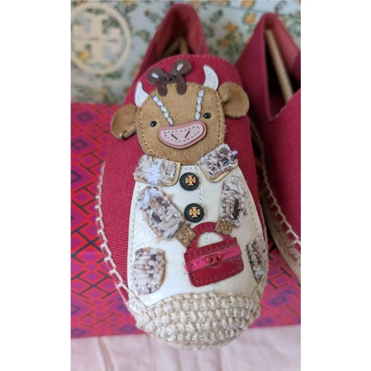 Tory Burch shoes - 2250BBK - 2250BBK - Red (UPC: 192485697667) 3
