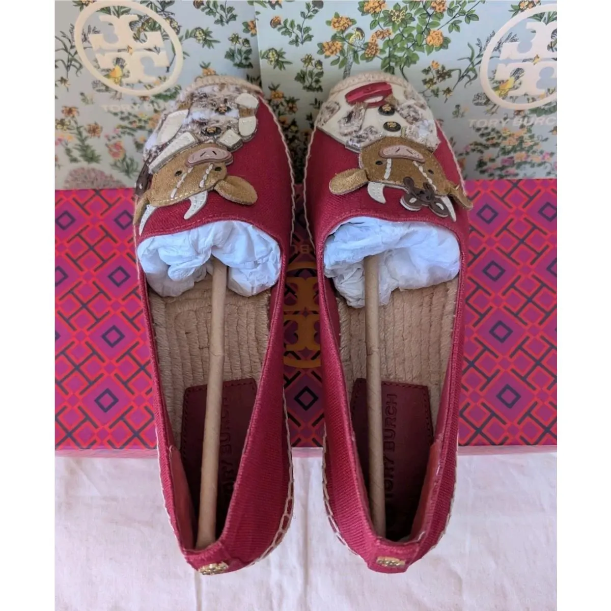 Tory Burch shoes - 2250BBK - 2250BBK - Red (UPC: 192485697667) 5