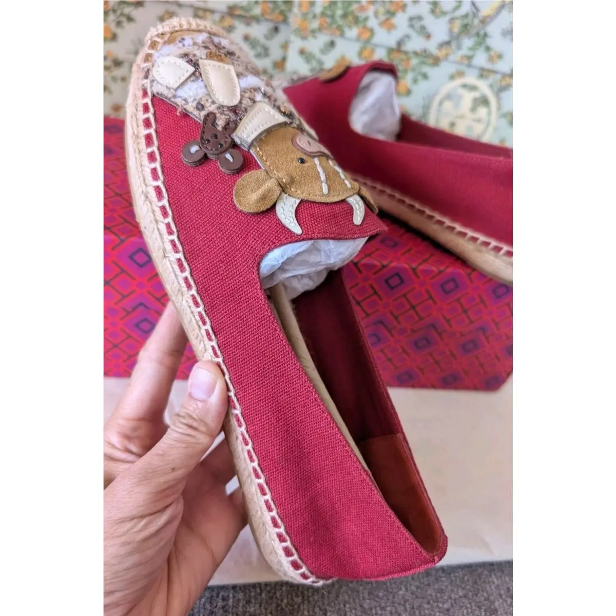 Tory Burch shoes - 2250BBK - 2250BBK - Red (UPC: 192485697667) 8