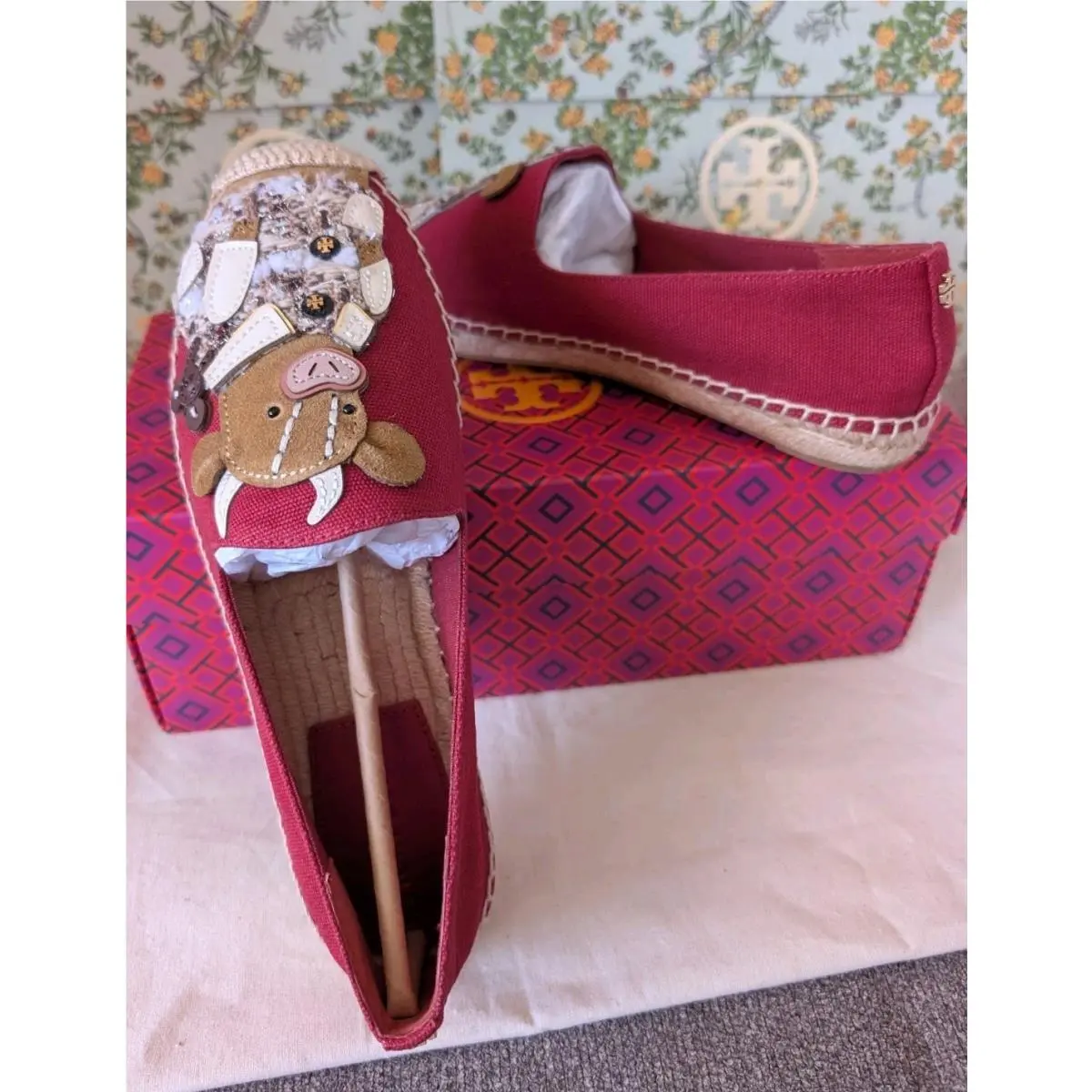 Tory Burch shoes - 2250BBK - 2250BBK - Red (UPC: 192485697667) 7