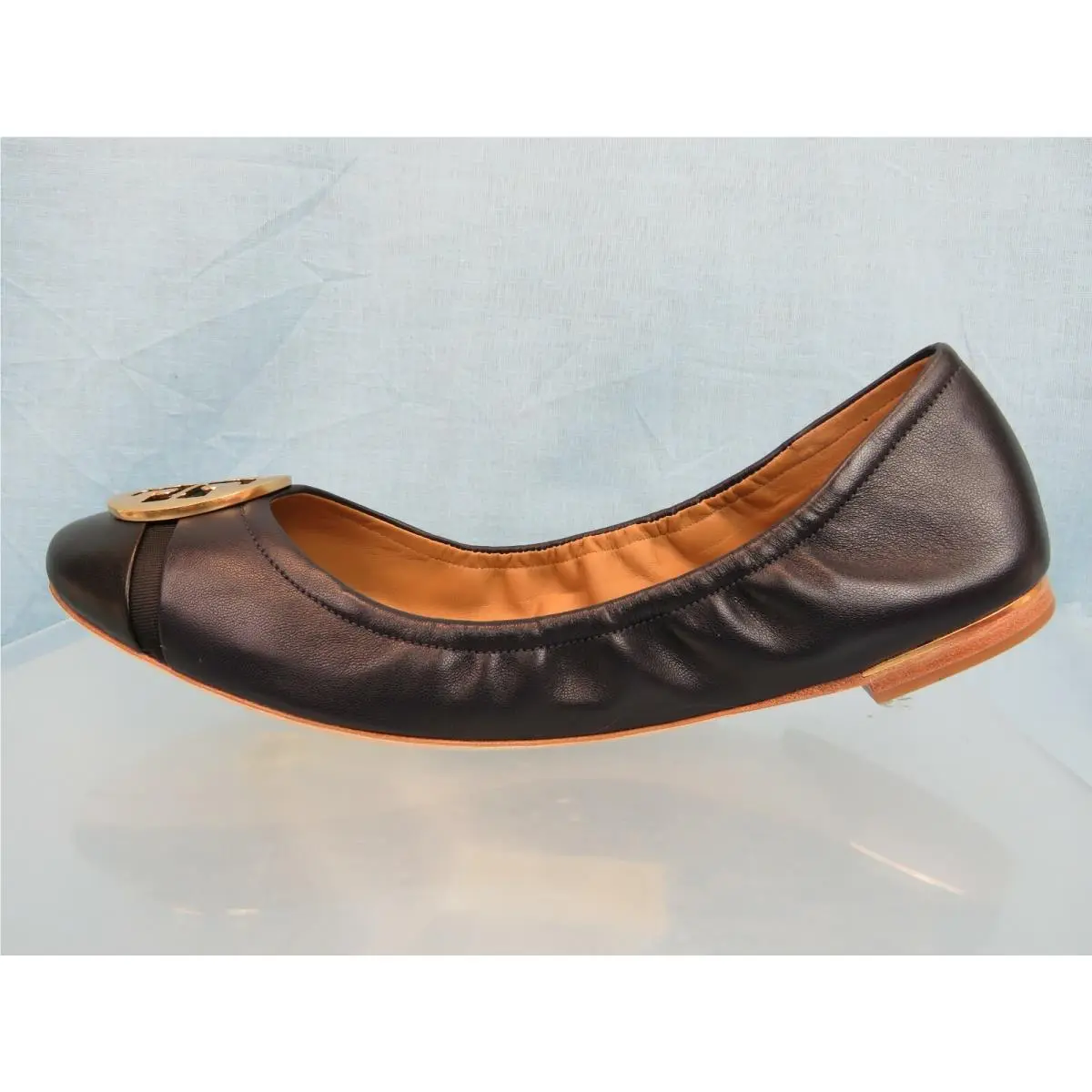 Tory Burch shoes - Minnie Cap-toe - Minnie - Perfect Navy/Perfect Black (UPC: 192485361513) 3