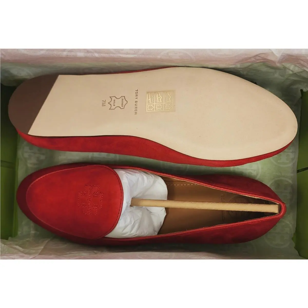 Tory Burch shoes - Tory Burch Bombe Loafer - Bombe Loafer - 85072 - Red (UPC: 192485916171) 3