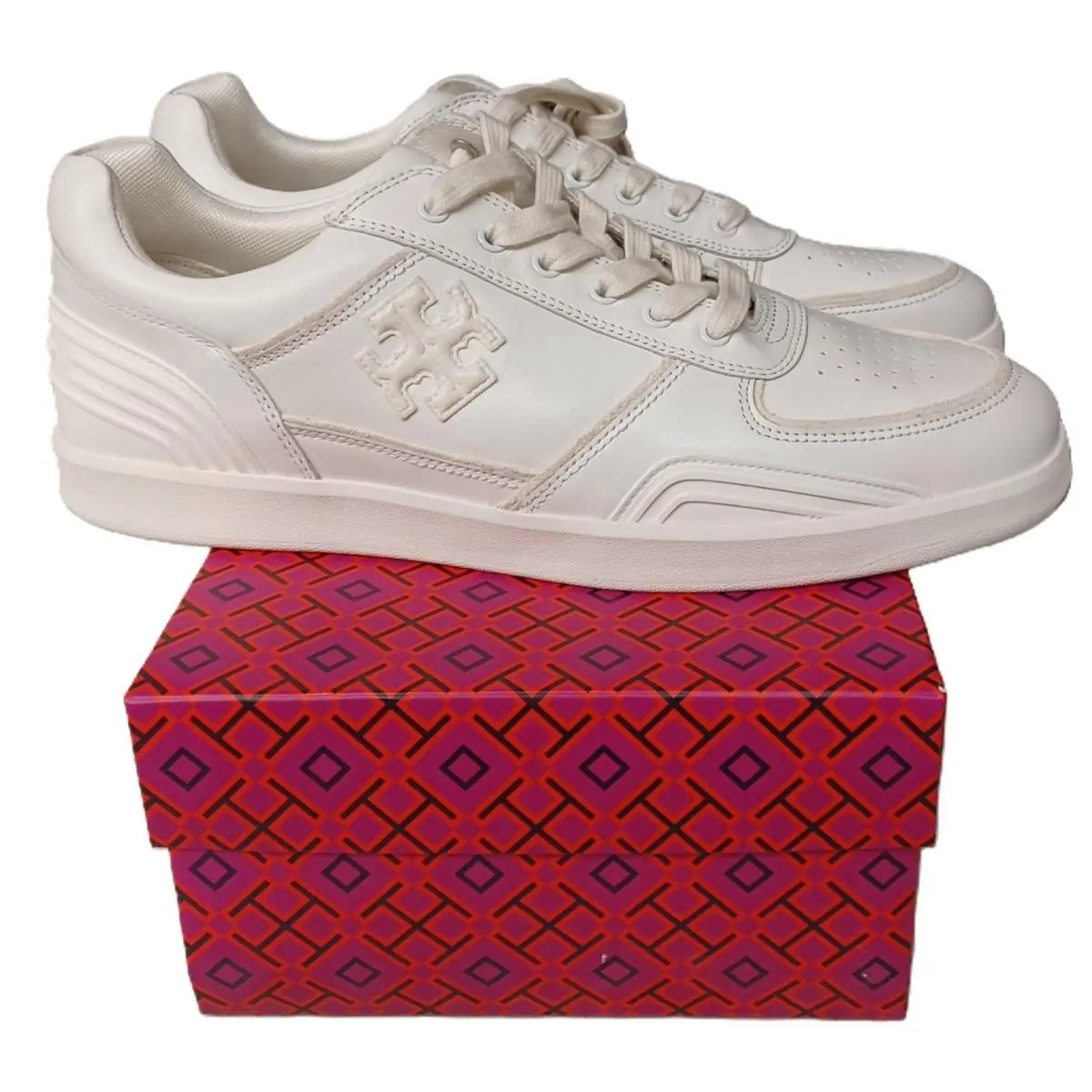 Tory Burch shoes - Tory Burch Clover Court - Clover Court - White (UPC: 196133862773) 0