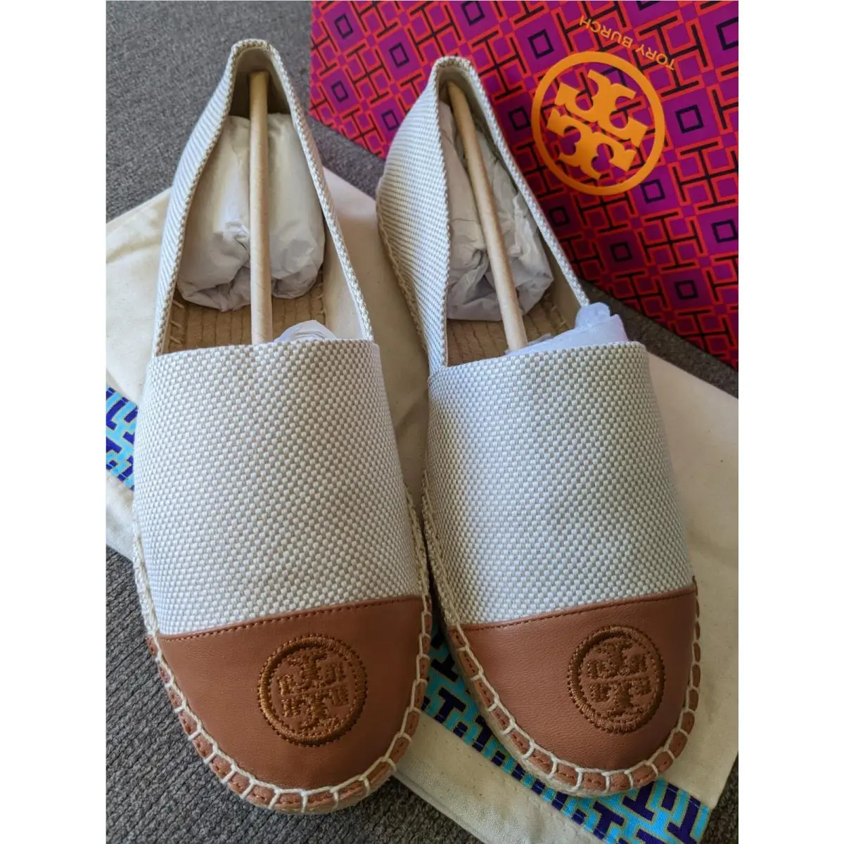 Tory Burch shoes - Tory Burch Color-Block - natural/ tan 4