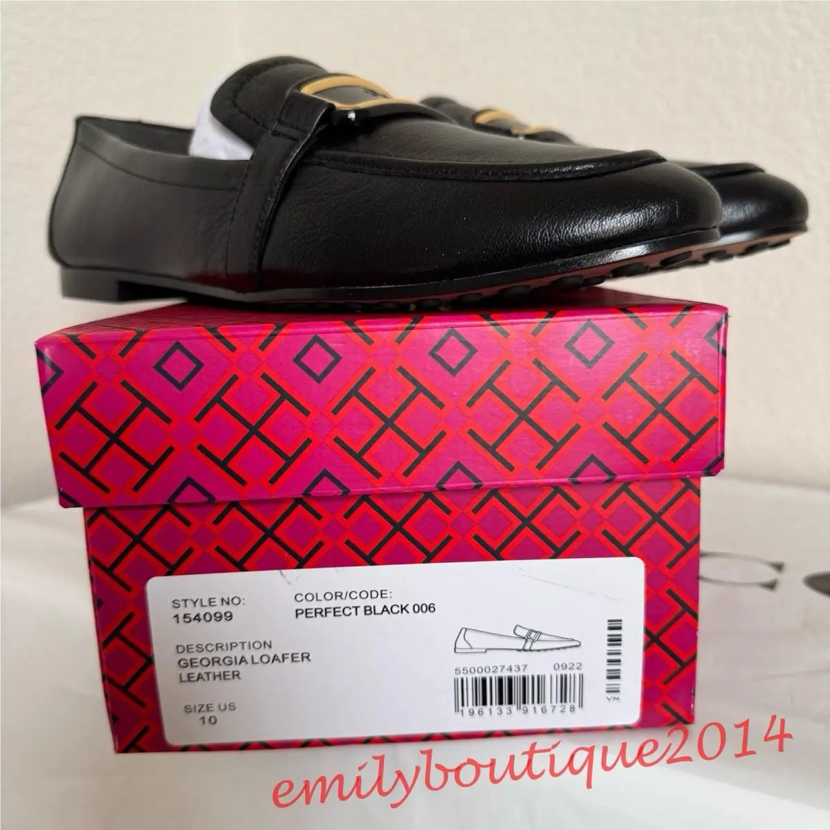 Tory Burch shoes - Tory Burch Logo - Logo - Black (UPC: 196133916728) 9