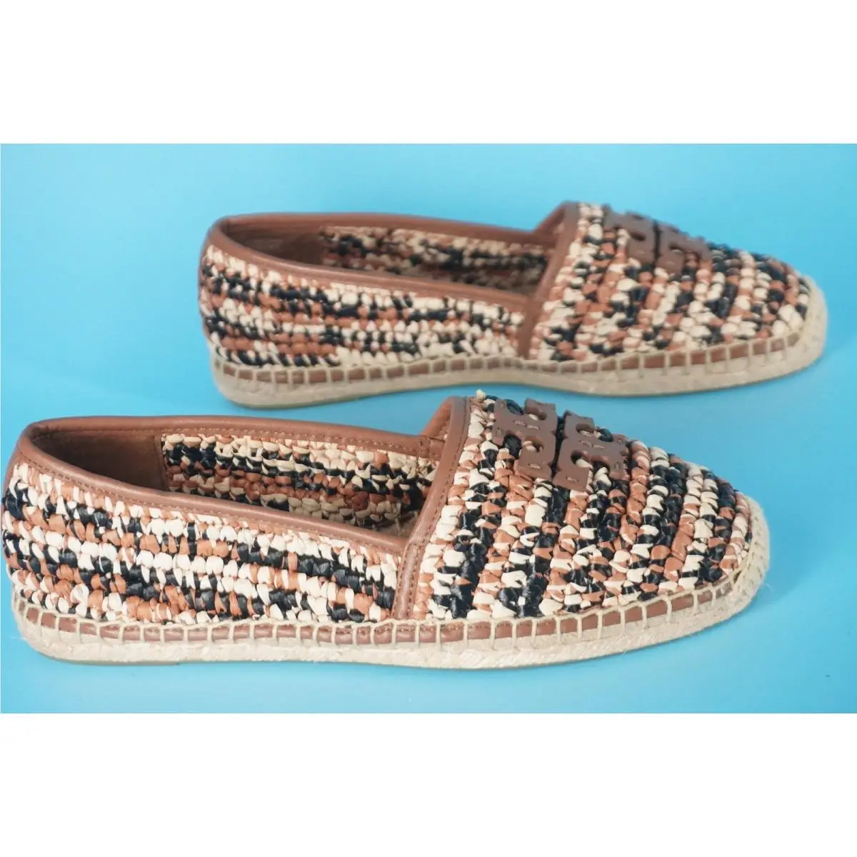 Tory Burch shoes - Everly 143661 - Everly - Cuoio Tan Black Beige - Multi, Manufacturer: Cuoio Tan Black Beige (UPC: 196133371374) 7