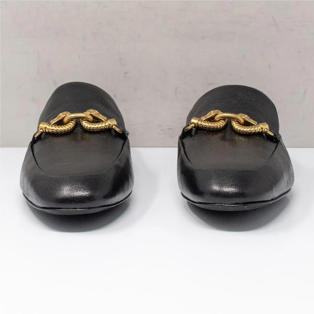 Tory Burch shoes - Jessa Pointed Toe Horse Head Buckle - 156298 - Black (UPC: 196133952214) 3